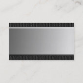 Initiale sur des cartes de visite de fibre de (Dos)