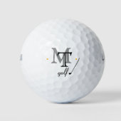 Initialen Aangepast monogram Golfballen (Voorkant)