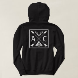 Initialen Antlers Arrows Outdoor Adventure Hoodie