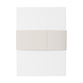 Initialen bruiloft met bijtende bloemen en geweien uitnodigingen wikkel (Achterkant Voorbeeld)