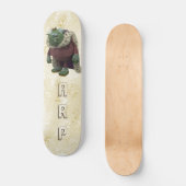 *~* Initialen Damask Royal Troll AP89 Skateboard (Voorkant)