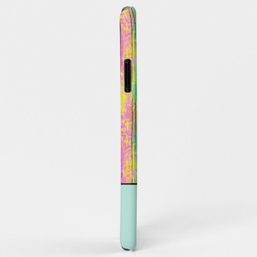 Initialen eenkleurige kleuren groen toevoegen Case-Mate iPhone case (Achterkant/rechts)