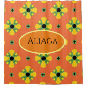 INITIALEN Helderdag of Jubileum Gift Douchegordijn (Voorkant)