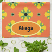 INITIALEN Helderdag of Jubileum Gift Theedoek (Gevouwen)