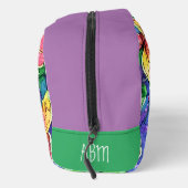 Initialen kleuren en vlinders Waterverf Toilettasje (Rechts)