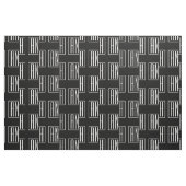 Initialen Monogram | Zwart wit Stof (Fat Quarter)