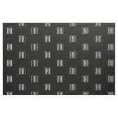 Initialen Monogram | Zwart wit Stof (Fat Quarter)
