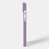 Initialen naam Sophisticated Solid Violet Case-Mate iPhone Case (Achterkant / Links)