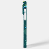 Initialen van de Groene Verf van de Koel Case-Mate iPhone Case (Achterkant / Links)