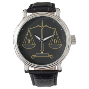 Initialen van Justitie   Beste cadeautjes voor de  Horloge