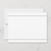 Initialen voor weddenschap Monogram Paar naam op m Notitiekaartje (Achterkant)