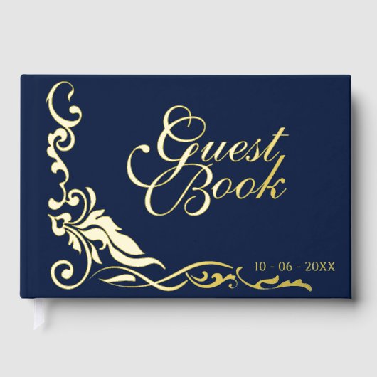 Initiales à deux classiques Floral Filigrain Gold (Recto)