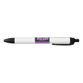 Initiales Alphabet Violet & Stylo Noir (Bas)