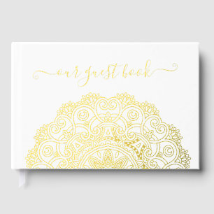 Initiales Chic Couple Floral Mandala Gold