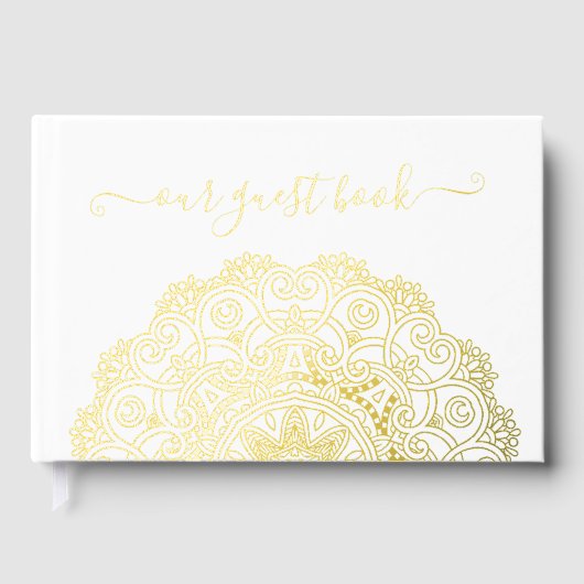 Initiales Chic Couple Floral Mandala Gold (Recto)