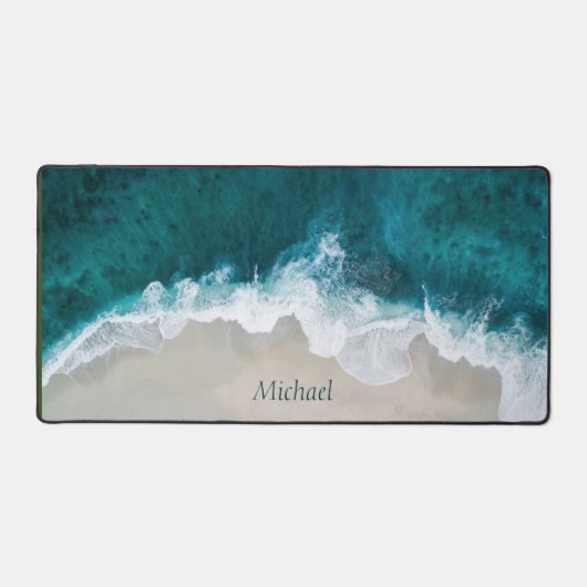 Initiales côtières de la plage de l'océan bleu (Recto)