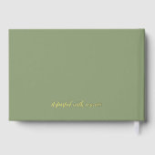 Initiales Couple Classy Mariage Date Année Or (Verso)