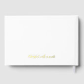 Initiales Couple Classy Mariage Date Année Or (Verso)