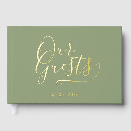 Initiales Couple Classy Mariage Date Année Or (Recto)