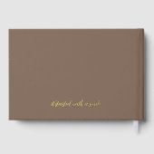 Initiales Couple Classy Mariage Date Année Or (Verso)