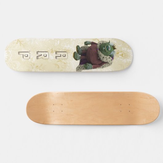 *~* Initiales Damask Royal Troll AP89 Skateboard (Horz)