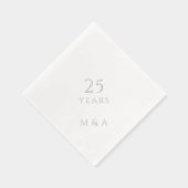 Initiales de couple 25e anniversaire de la fête Ar (Droite)