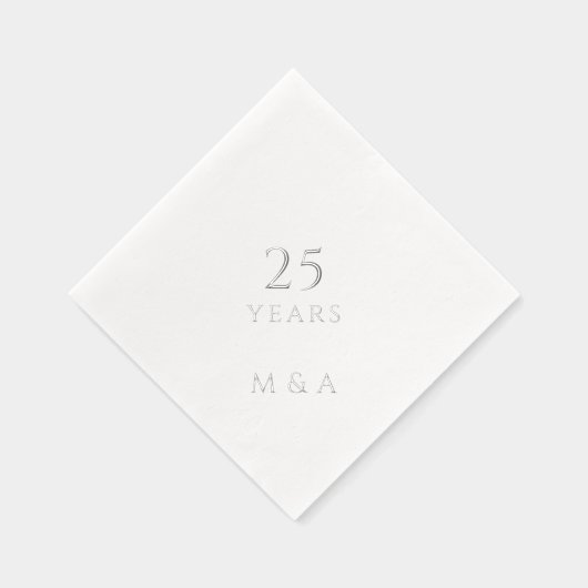 Initiales de couple 25e anniversaire de la fête Ar (Droite)