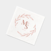 Initiales de couple élégantes monogramme date or r (Gauche)