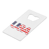 Initiales de logo USA avec drapeau américain (Dos Angle)