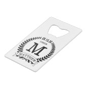 Initiales de l'ouvreur (Devant Angle)