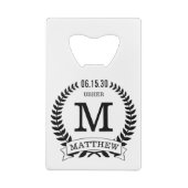 Initiales de l'ouvreur (Dos)