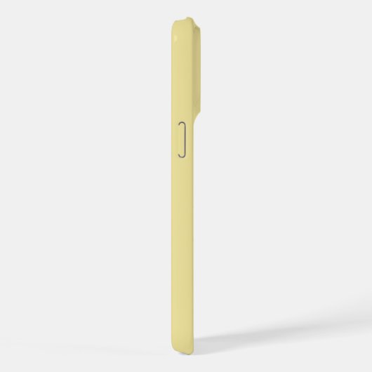 Initiales de monogramme en bas Jaune Clair Minimal (Côté droit)