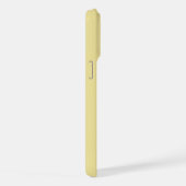 Initiales de monogramme latéral jaune pâle Minimal (Côté droit)