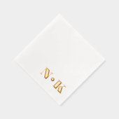 Initiales de monogramme modernes et élégantes pour (Droite)