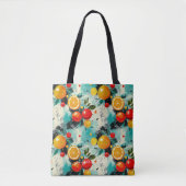 Initiales de Sac fourre-tout à thème Citrus et Pom (Devant)