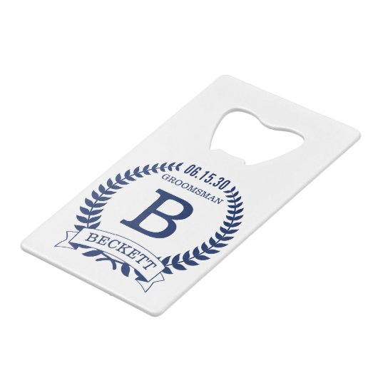 Initiales du garçon d'honneur (Dos Angle)