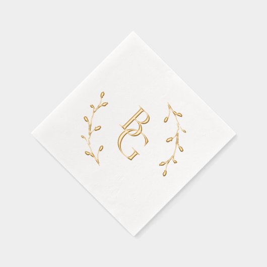 initiales du marié mariage (Droite)