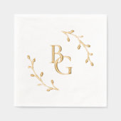 initiales du marié mariage (Recto)