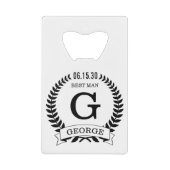 Initiales du témoin (Devant)