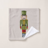 Initiales élégantes Casse-noix traditionnel (Gant de toilette)