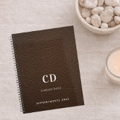 Initiales en cuir Brown monogramme 2026