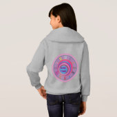 Initiales Fille horloge cadenas rose violet chiffr (Dos entier)