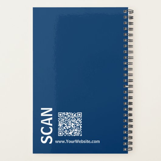 Initiales minimales Noir Bleu Blanc Rendez-vous (Dos)