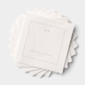 Initiales minimalistes grises élégantes (Insitu (empilé))
