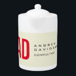 Initiales minimalistes modernes Monogramme rouge B<br><div class="desc">Design moderne minimaliste clair. Elles sont toutes simples,  attrayantes,  uniques.</div>