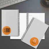 Initiales minimes Orange Dot Gray Rendez-vous