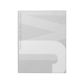 Initiales modernes du bureau du Bloc-notes (Tourné)