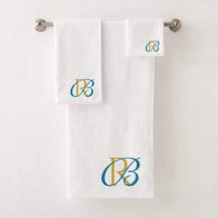 Initiales Monogramme Écriture Élégante