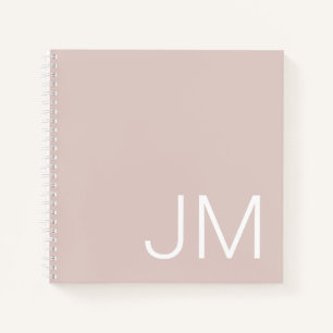Initiales Monogrammées de Grande Taille Carnet de