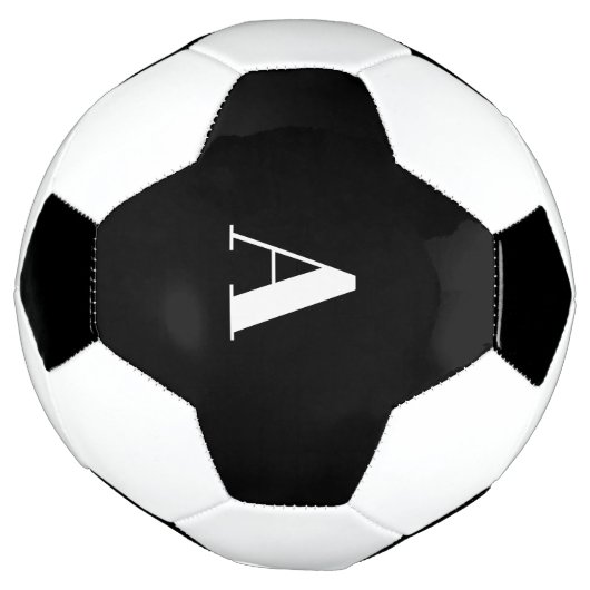 Initiales Monogrammes Nom personnalisé Noir Blanc (Tourné)